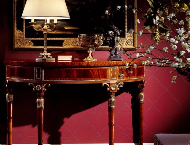 The console is made of solid wood, Armando Rho