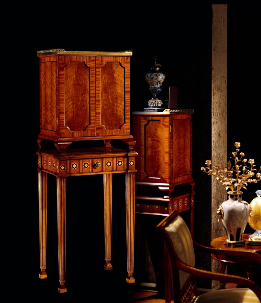 Secretaire from solid wood, Armando Rho