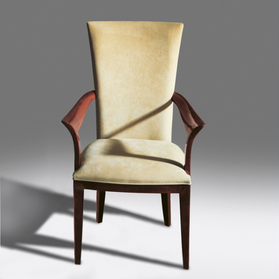 Chair with frame in natural wood Deco, Tura