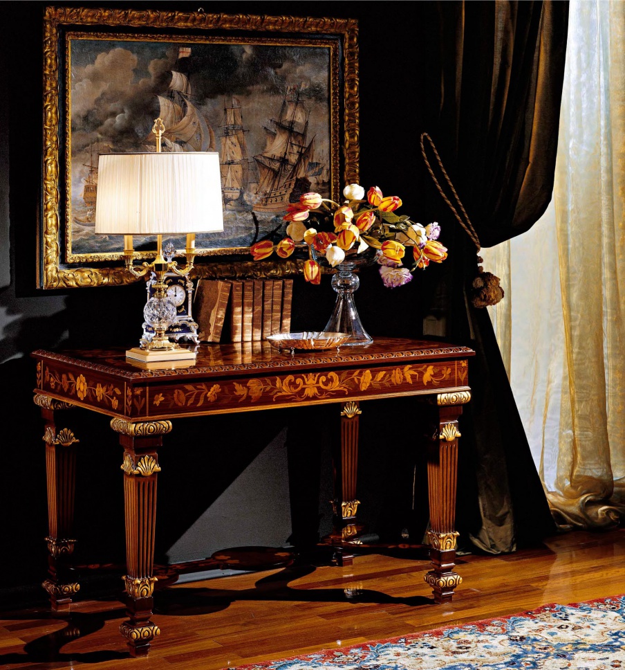 The console is made of solid wood, Armando Rho