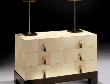 A chest of drawers made from natural wood, Tura