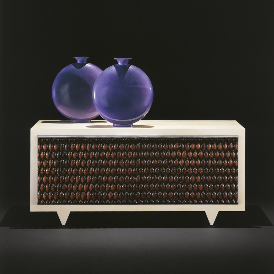 A chest of drawers made from natural wood, Tura