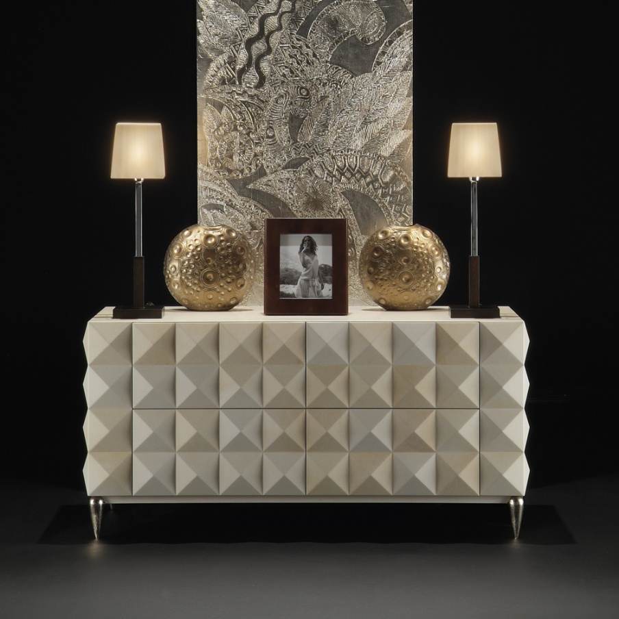 A chest of drawers made from natural wood, Tura