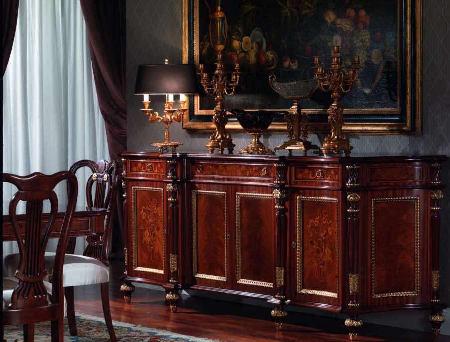 Sideboard in solid wood, Armando Rho