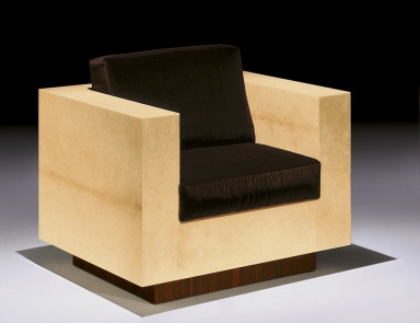 A chair made of natural wood Cubo, Tura 