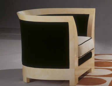 A chair made of natural wood, Tura 