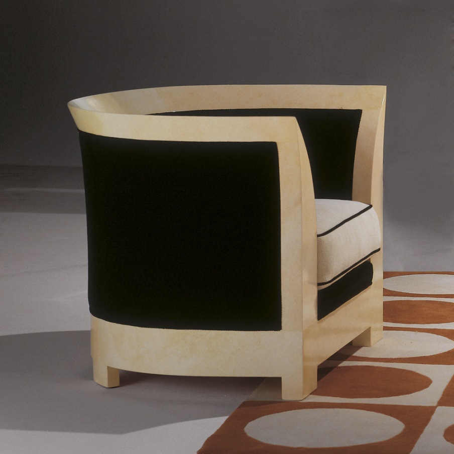 A chair made of natural wood, Tura 