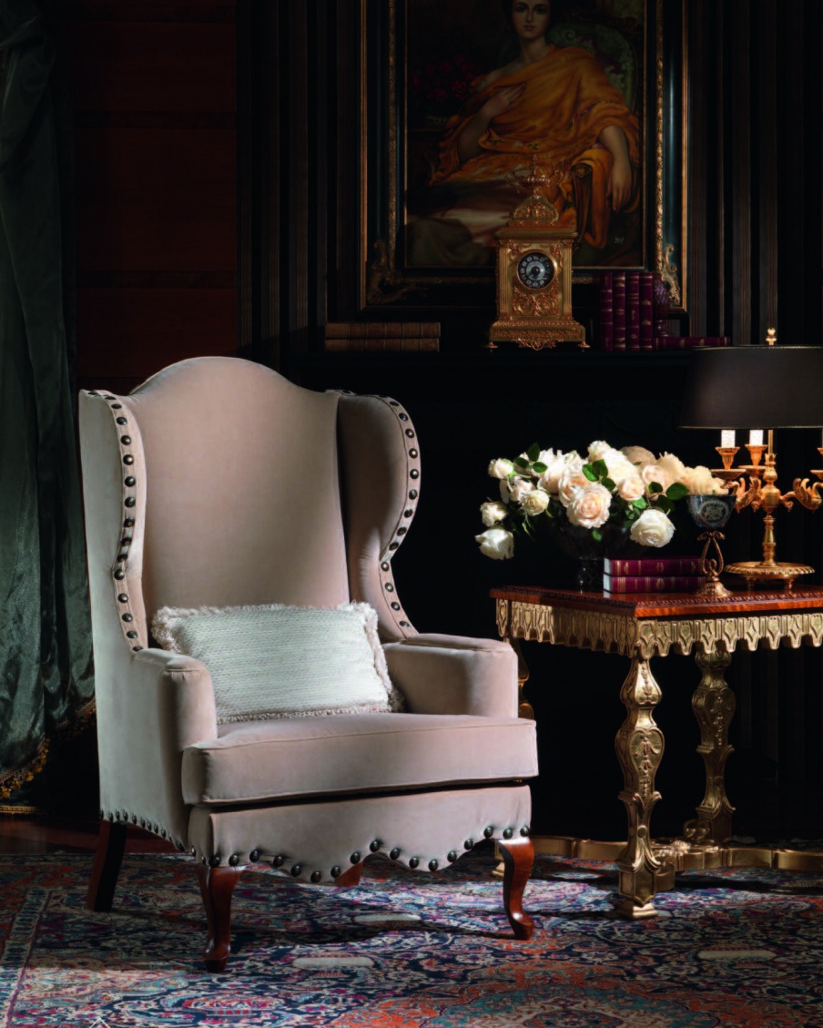 Armchair in fabric, Armando Rho