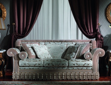 Three seater sofa in fabric, Armando Rho