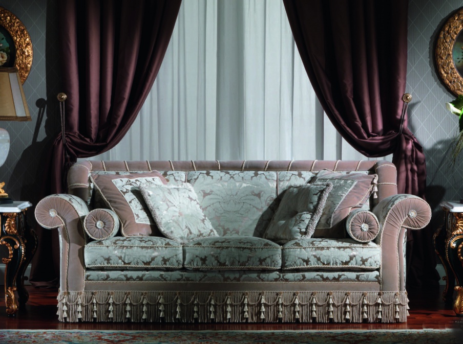 Three seater sofa in fabric, Armando Rho