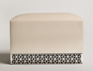 Ottoman with metal base, Tura