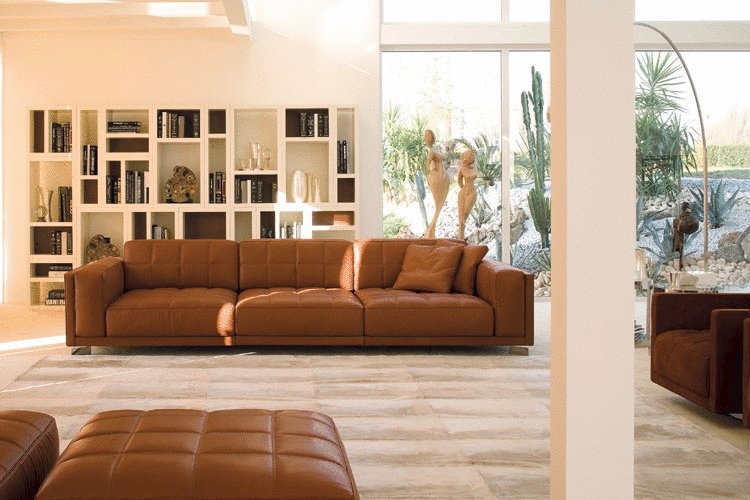  Island soft sofa with metal legs, Palas - Rivolta