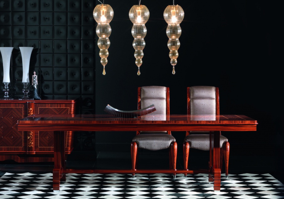 Dining table made of solid wood, Armando Rho