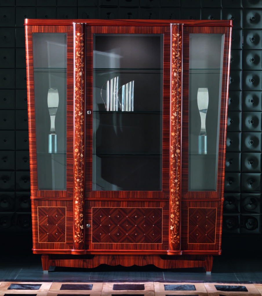 A sideboard made of solid wood with inlay, Armando Rho Luxury