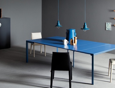 Dining table/console made of natural wood Minisoffio, Pianca