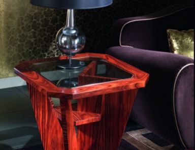 Coffee table with shaped base, Armando Rho