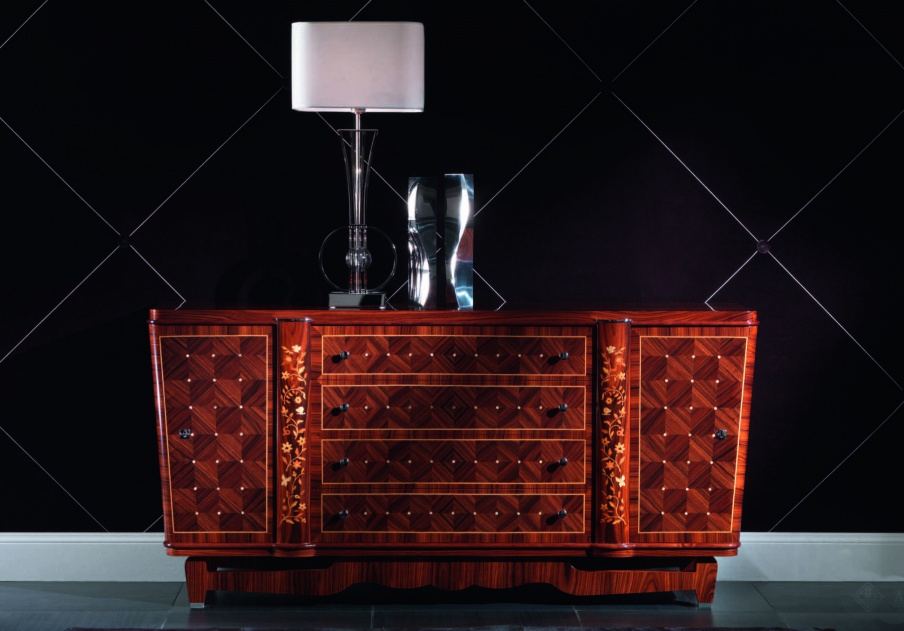 A chest of drawers made of solid wood, Armando Rho