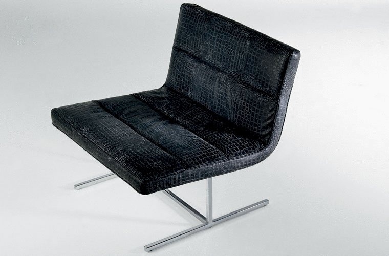 Chair on a metal frame, Self - Rivolta