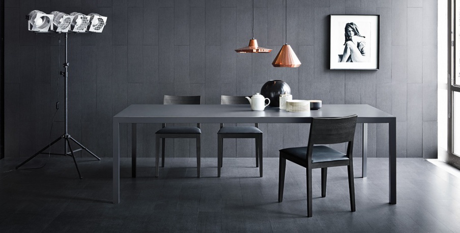 Desk on a frame of natural wood Soffio, Pianca