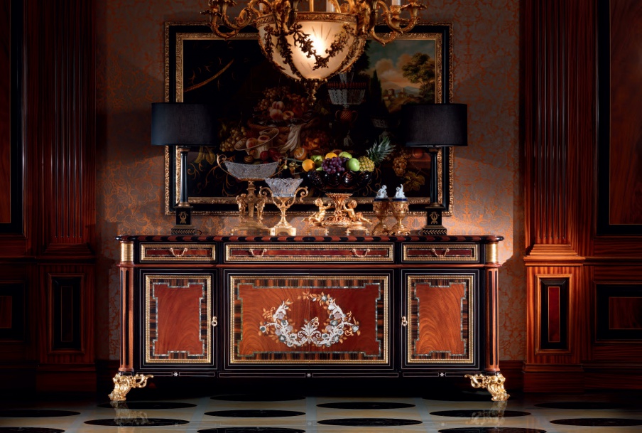 Sideboard in solid wood, Armando Rho