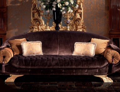 Three seater sofa in fabric, Armando Rho