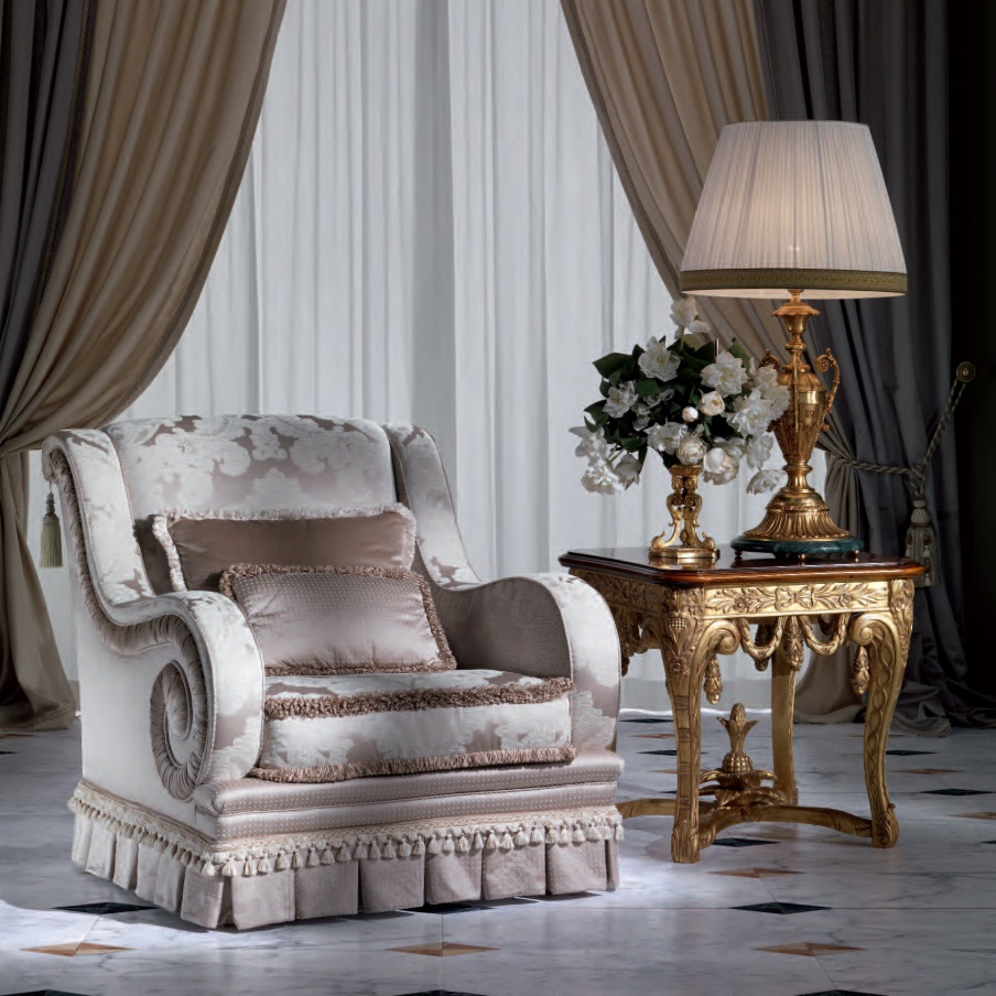 Armchair in fabric, Armando Rho