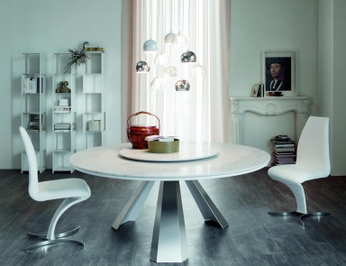 The Eliot round dining table Round, Cattelan Italia