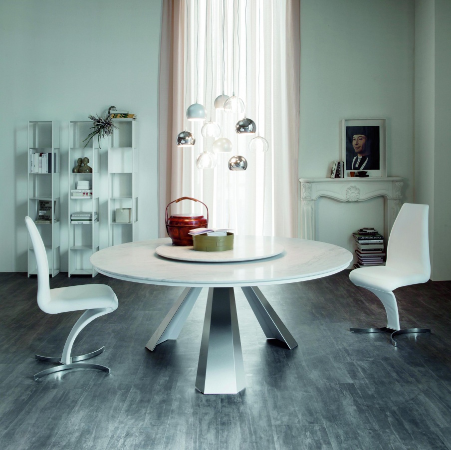 The Eliot round dining table Round, Cattelan Italia