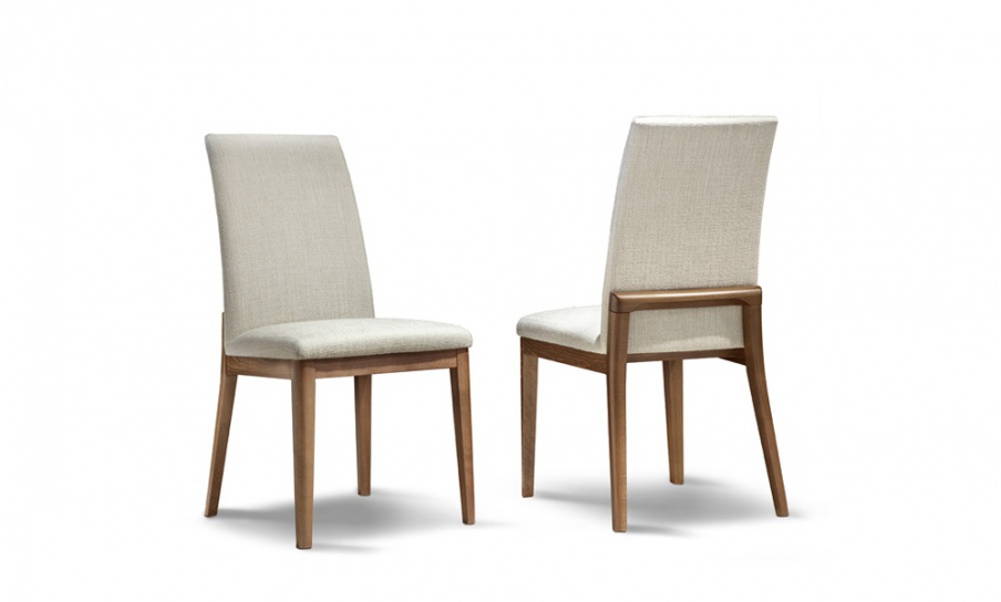 Chair with frame in natural wood PLUS, Costantini Pietro 