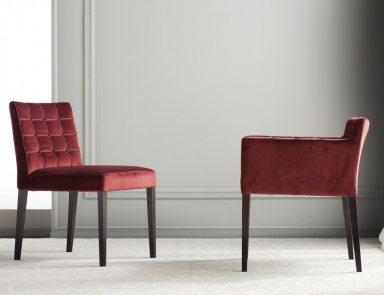 Chair with frame in natural wood LOVING, Costantini Pietro 