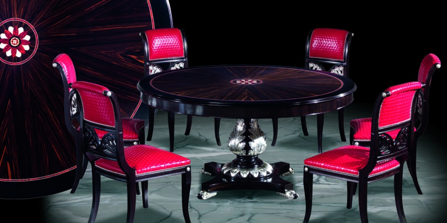 Dining table made of solid wood, Armando Rho