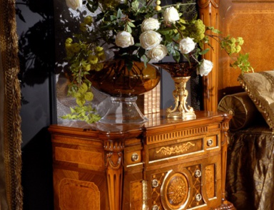 Bedside table made of solid wood, Armando Rho