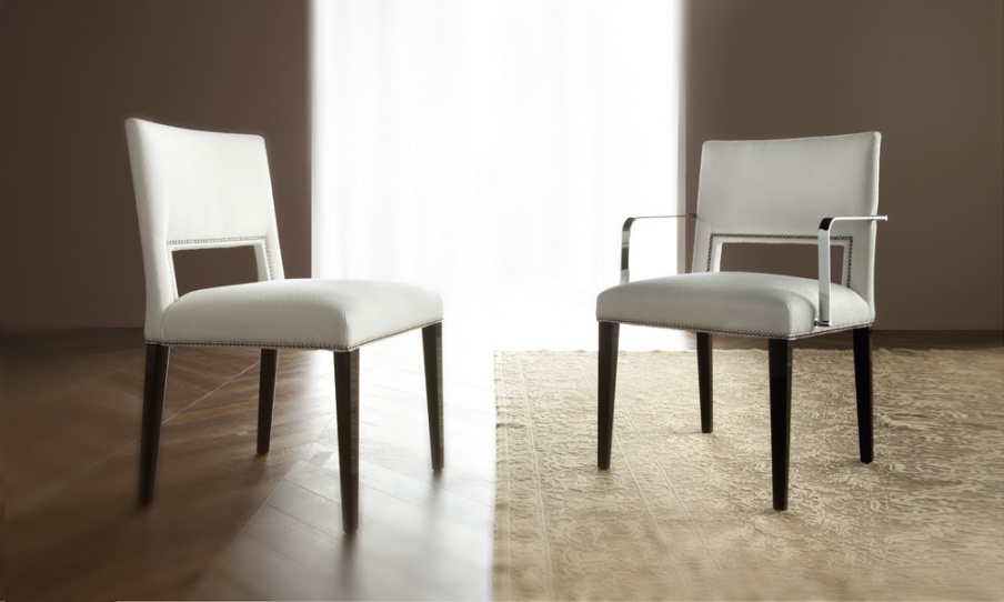 Chair with frame in natural wood HAMPTON, Costantini Pietro 