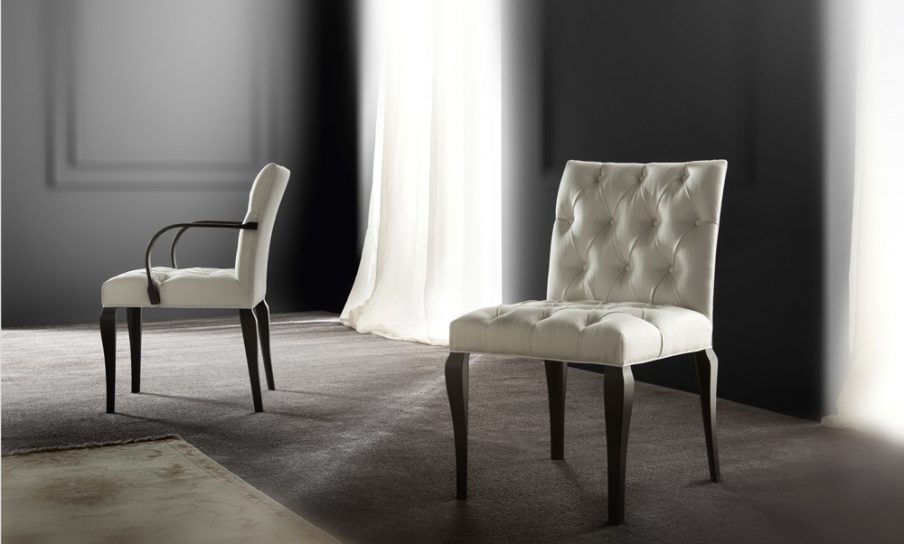 Chair with frame in natural wood DECOR, Costantini Pietro 