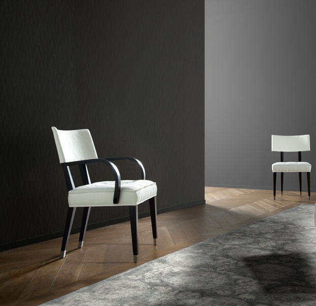 Chair with frame in natural wood PRESTIGE, Costantini Pietro 