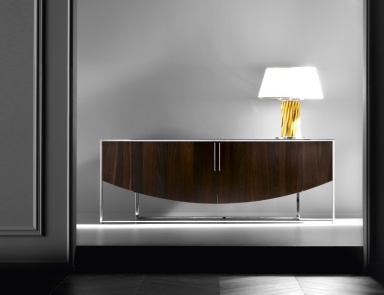 Nightstand body is made of natural wood ECLIPSE, Costantini Pietro 