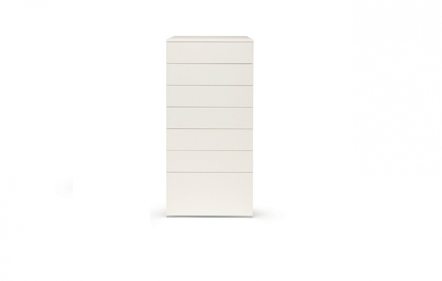 A chest of drawers in white high Night Tao, MisuraEmme