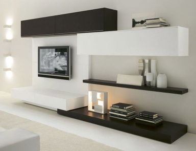 Modular wall storage system, Oasi - Presotto