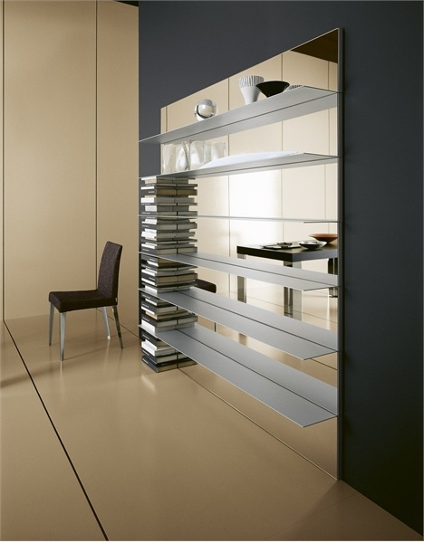 Rack with shelves metal shelves Oasi - Presotto