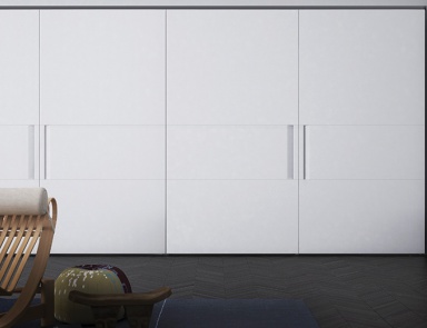 The Cabinet of natural wood Vela, Pianca