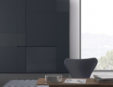 Wardrobe with sliding doors Crea, Pianca 