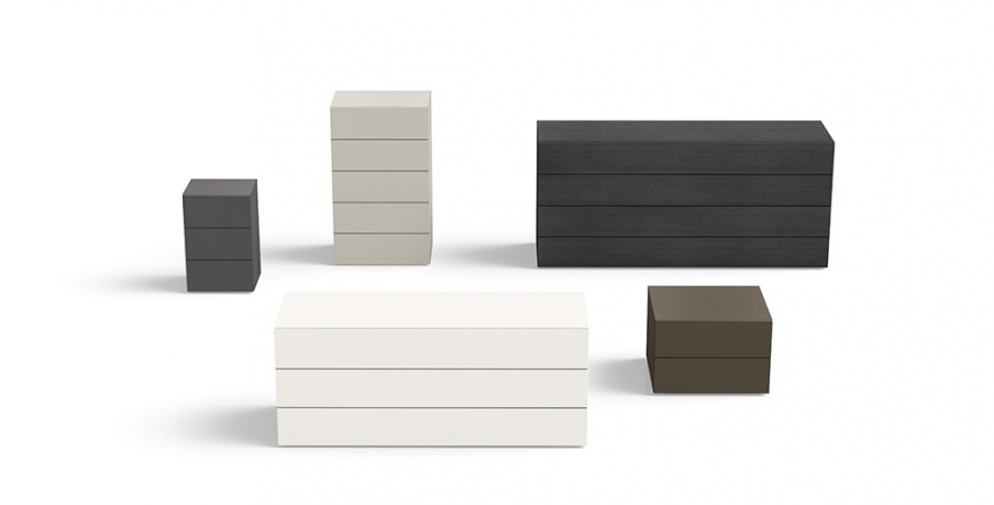 The drawers Spazio, Pianca