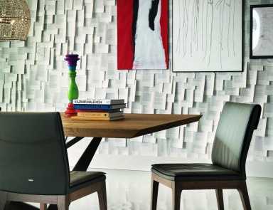 Chair with upholstered Tosca, Cattelan italia