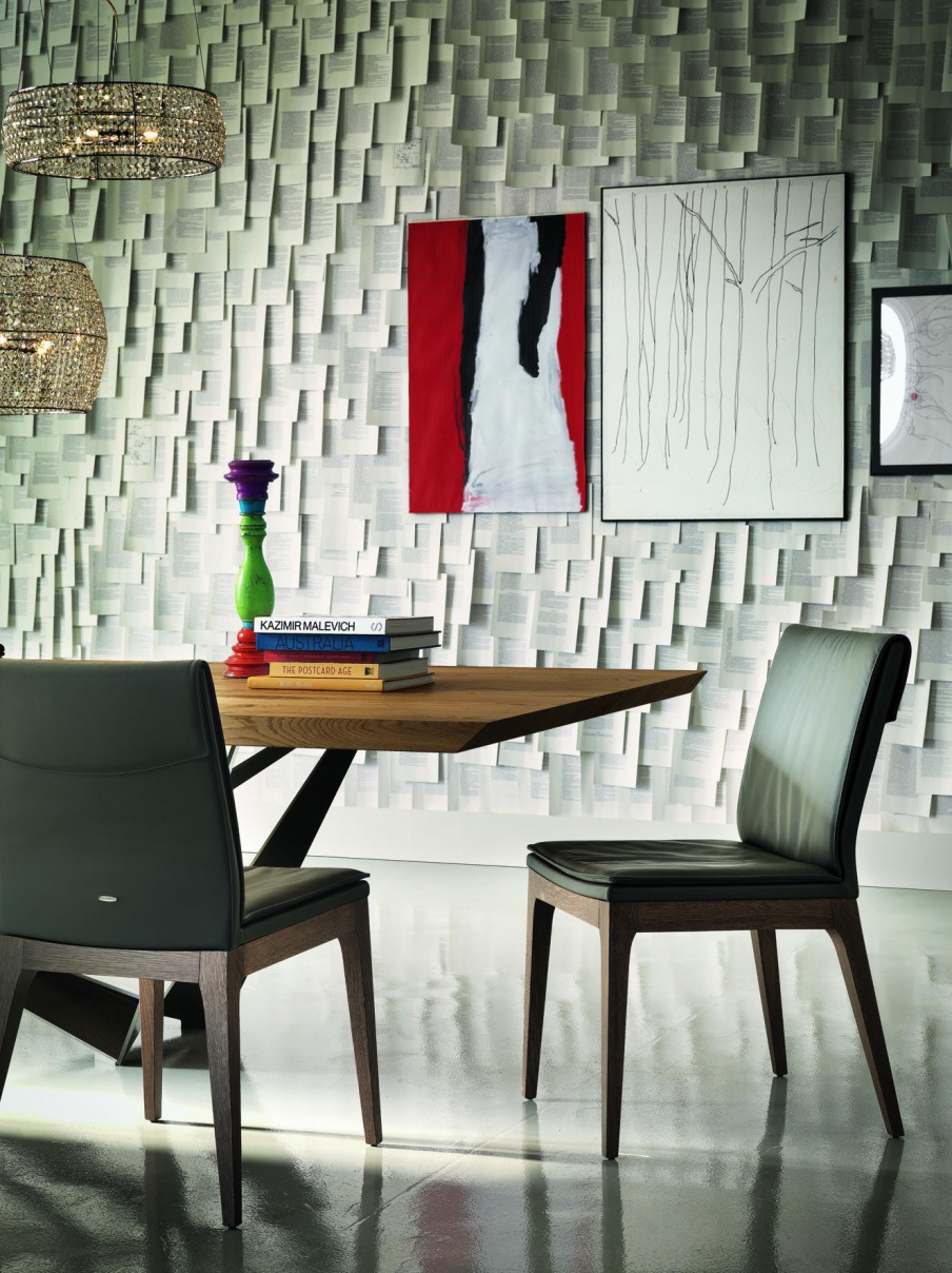 Chair with upholstered Tosca, Cattelan italia