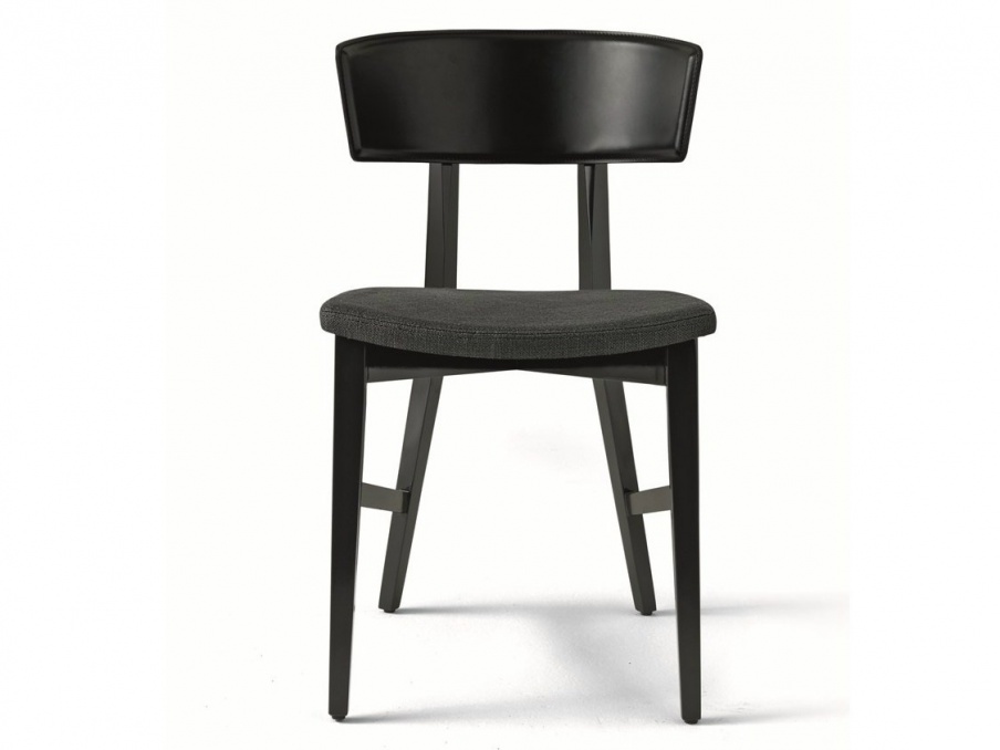 Chair in solid wood lacquered Alina, MisuraEmme