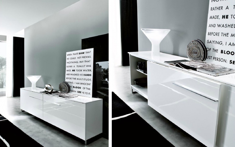 Two-door sideboard outdoor Square, MisuraEmme