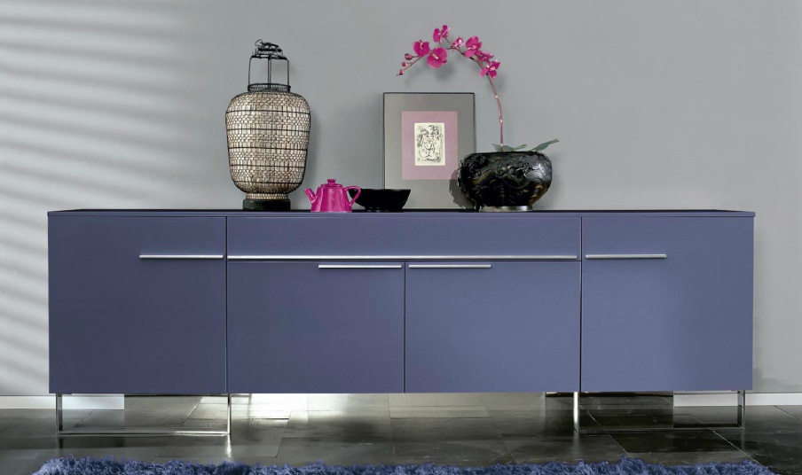 Four-door sideboard with two drawers, Square, MisuraEmme