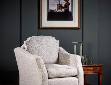 Chair with fabric upholstery New Carmel, David Gundry