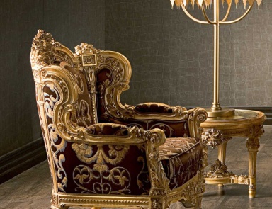 Chair Aristide in fabric, Silik 