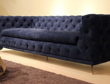 Sofa with leather upholstery Aston, Gamma Aredamenti